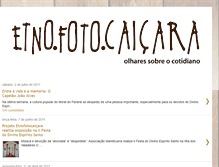 Tablet Screenshot of etnofotocaicara.blogspot.com