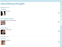 Tablet Screenshot of afrenchieforyourthoughts.blogspot.com