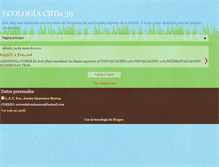Tablet Screenshot of ecologia-cbtis39.blogspot.com