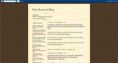 Desktop Screenshot of hairremovalhelpblog.blogspot.com