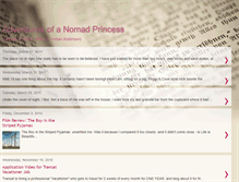 Tablet Screenshot of nomad-princess.blogspot.com