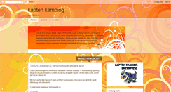 Desktop Screenshot of kaptenkambing.blogspot.com