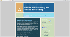 Desktop Screenshot of livingwithcrohnsdisease.blogspot.com