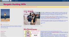 Desktop Screenshot of bargainhuntingwife.blogspot.com