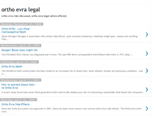 Tablet Screenshot of ortho-evra-legal.blogspot.com