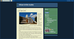 Desktop Screenshot of hithambritishstudies.blogspot.com