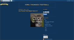Desktop Screenshot of iowathunderfootball.blogspot.com