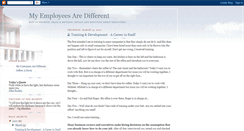 Desktop Screenshot of myemployeesaredifferent.blogspot.com