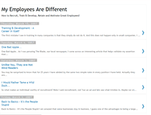 Tablet Screenshot of myemployeesaredifferent.blogspot.com