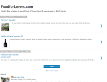 Tablet Screenshot of foodforlovers.blogspot.com