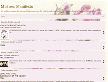 Tablet Screenshot of mistressmanifesto.blogspot.com