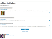 Tablet Screenshot of aplaceinchelsea.blogspot.com