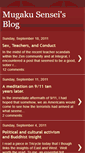 Mobile Screenshot of mugaku-sensei.blogspot.com