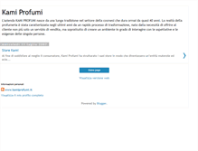 Tablet Screenshot of kamiprofumi.blogspot.com