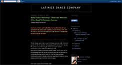 Desktop Screenshot of latinizedance.blogspot.com