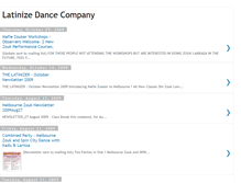 Tablet Screenshot of latinizedance.blogspot.com