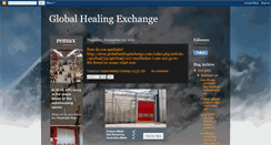 Desktop Screenshot of globalhealingexchange.blogspot.com