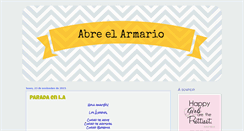 Desktop Screenshot of abreelarmario.blogspot.com