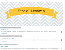 Tablet Screenshot of abreelarmario.blogspot.com