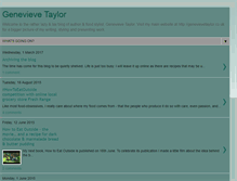 Tablet Screenshot of genevievetaylor.blogspot.com