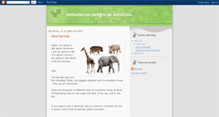 Desktop Screenshot of animaextincion002275504.blogspot.com