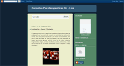 Desktop Screenshot of consultaspsicoterapeuticas.blogspot.com