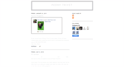 Desktop Screenshot of peonytrivet.blogspot.com