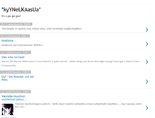 Tablet Screenshot of kyynelkaasua.blogspot.com