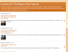 Tablet Screenshot of cinemaonthebayou.blogspot.com