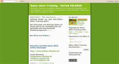 Desktop Screenshot of natur-aktiv-training.blogspot.com