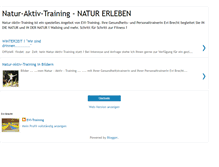 Tablet Screenshot of natur-aktiv-training.blogspot.com