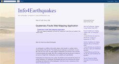 Desktop Screenshot of info4earthquakes.blogspot.com