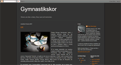 Desktop Screenshot of gymnastikskor.blogspot.com