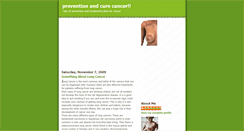 Desktop Screenshot of cancerpreview.blogspot.com