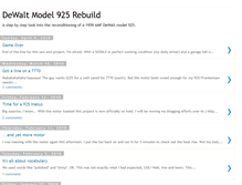 Tablet Screenshot of dewalt925rebuild.blogspot.com