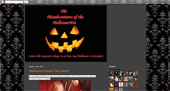 Desktop Screenshot of halloweenut.blogspot.com