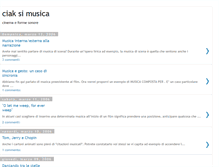 Tablet Screenshot of ciaksimusica.blogspot.com