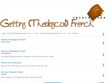 Tablet Screenshot of gettingfrench.blogspot.com