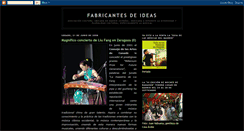 Desktop Screenshot of fabricantesdeideas.blogspot.com