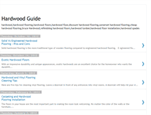 Tablet Screenshot of hardwood-guide.blogspot.com