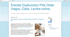 Desktop Screenshot of erectiledysfunction-pills.blogspot.com