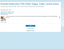 Tablet Screenshot of erectiledysfunction-pills.blogspot.com