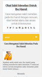 Mobile Screenshot of obatsakitmenelanibuhamil.blogspot.com