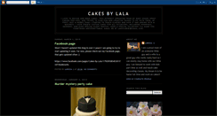 Desktop Screenshot of lalascakes.blogspot.com