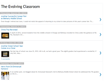 Tablet Screenshot of evolvingclassroombethany.blogspot.com