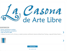 Tablet Screenshot of lacasonadeartelibre.blogspot.com