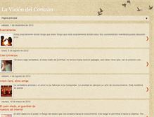 Tablet Screenshot of lavisiondelcorazon.blogspot.com