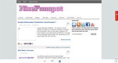 Desktop Screenshot of nicefunspot.blogspot.com