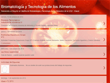Tablet Screenshot of bromatologiaytecnologiadelosalimentos.blogspot.com