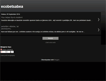 Tablet Screenshot of ecobetsabea.blogspot.com